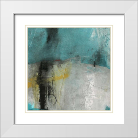 Into the Surf Two White Modern Wood Framed Art Print with Double Matting by Oppenheimer, Michelle