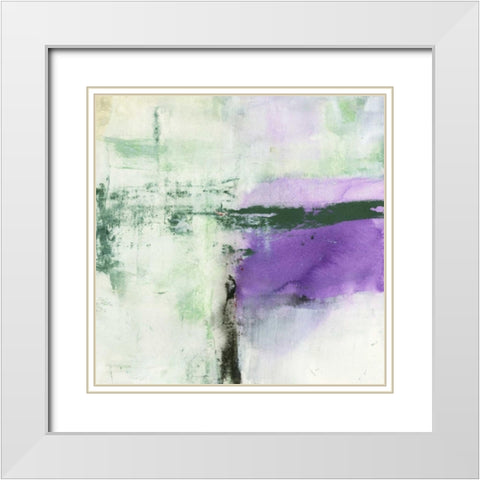 Another World II White Modern Wood Framed Art Print with Double Matting by Oppenheimer, Michelle