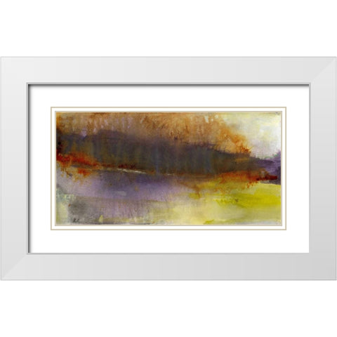 All That We See White Modern Wood Framed Art Print with Double Matting by Oppenheimer, Michelle