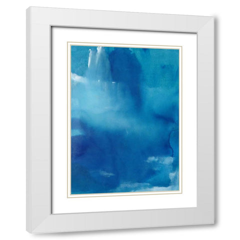 Beyond the Sea White Modern Wood Framed Art Print with Double Matting by Oppenheimer, Michelle