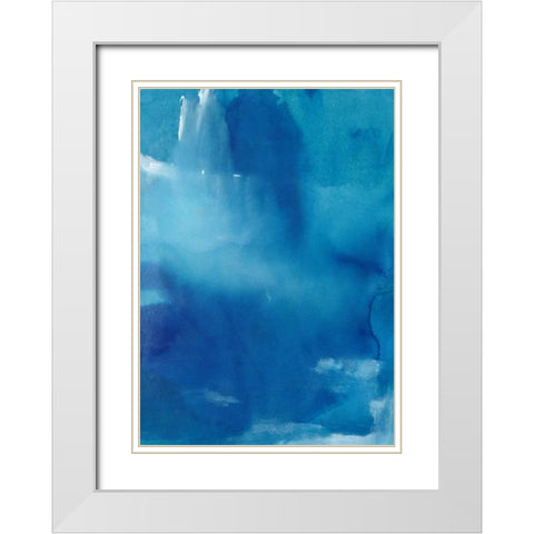 Beyond the Sea White Modern Wood Framed Art Print with Double Matting by Oppenheimer, Michelle