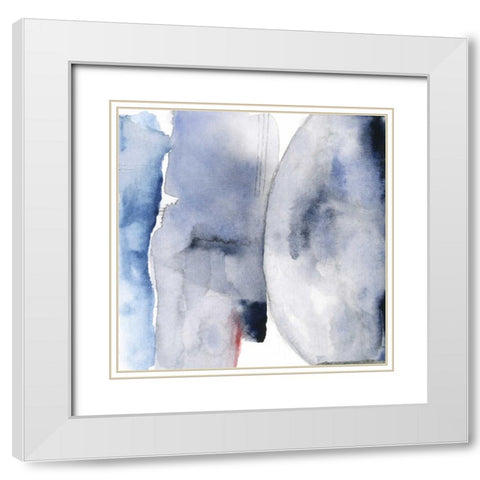 Imaginations Power White Modern Wood Framed Art Print with Double Matting by Oppenheimer, Michelle