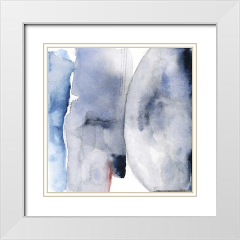 Imaginations Power White Modern Wood Framed Art Print with Double Matting by Oppenheimer, Michelle