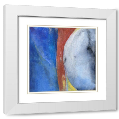 Heaven At Night White Modern Wood Framed Art Print with Double Matting by Oppenheimer, Michelle
