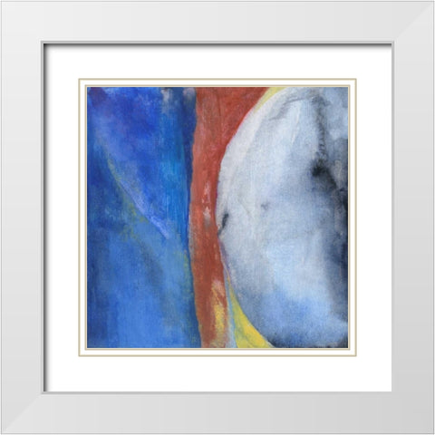 Heaven At Night White Modern Wood Framed Art Print with Double Matting by Oppenheimer, Michelle