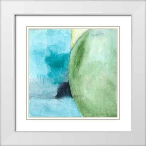 Joy To My Heart White Modern Wood Framed Art Print with Double Matting by Oppenheimer, Michelle