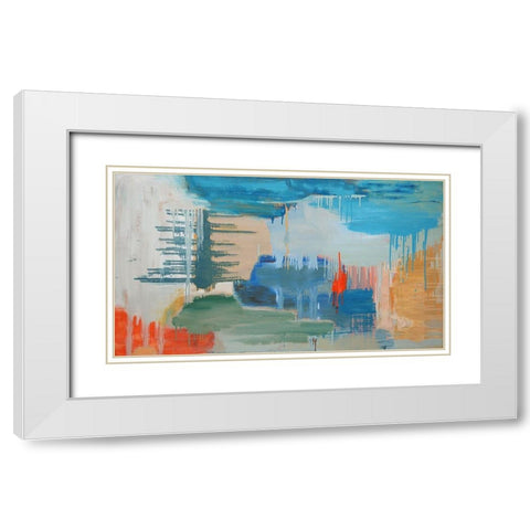 Beacon White Modern Wood Framed Art Print with Double Matting by ONeill, Carolyn