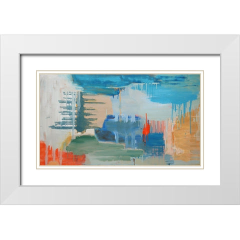 Beacon White Modern Wood Framed Art Print with Double Matting by ONeill, Carolyn