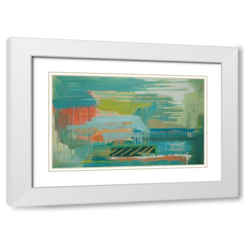 Drift Away VI White Modern Wood Framed Art Print with Double Matting by ONeill, Carolyn