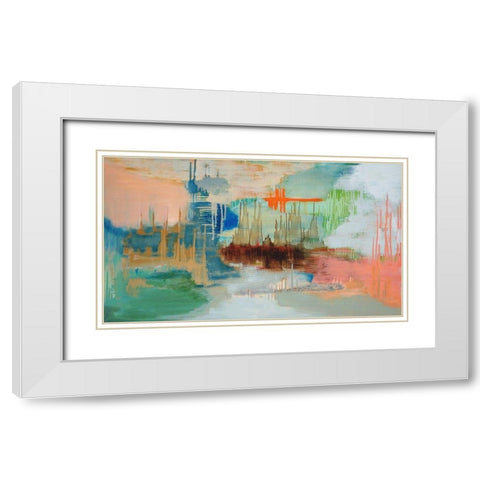From the Ashes White Modern Wood Framed Art Print with Double Matting by ONeill, Carolyn