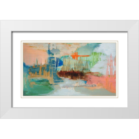 From the Ashes White Modern Wood Framed Art Print with Double Matting by ONeill, Carolyn