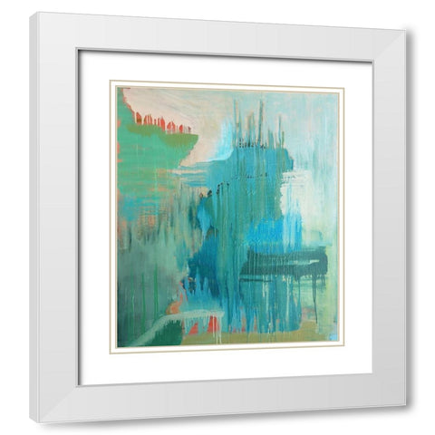 Substance White Modern Wood Framed Art Print with Double Matting by ONeill, Carolyn