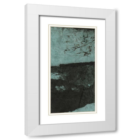 Oceans Unearthed No. 2 White Modern Wood Framed Art Print with Double Matting by Oppenheimer, Michelle