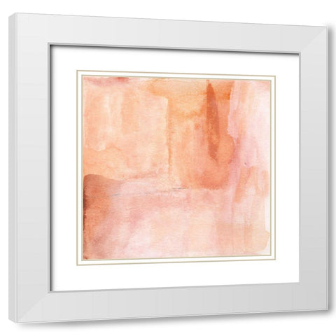 A Tender Poet White Modern Wood Framed Art Print with Double Matting by Oppenheimer, Michelle