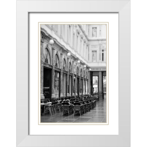 Royal Galleries Black and White White Modern Wood Framed Art Print with Double Matting by Okula, Carina