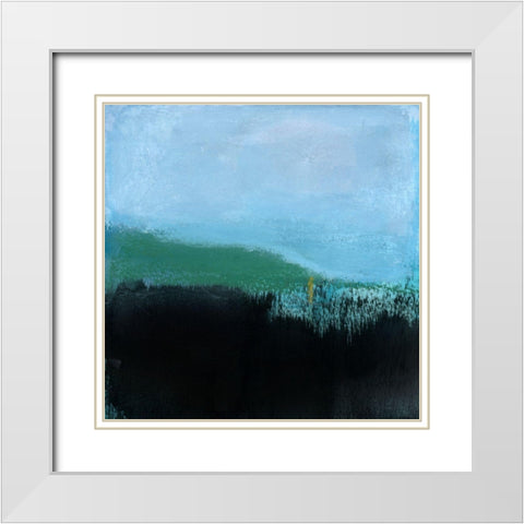 In-Between White Modern Wood Framed Art Print with Double Matting by Oppenheimer, Michelle