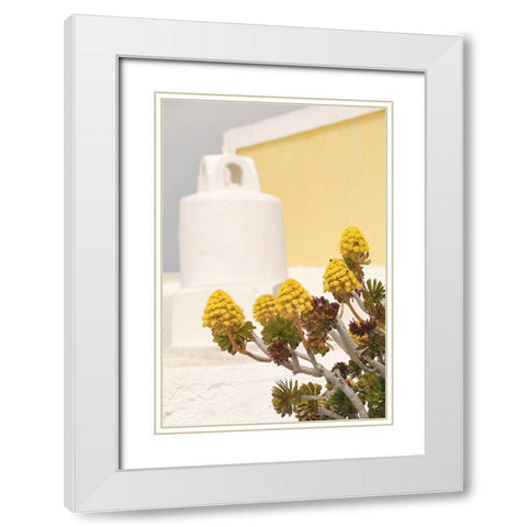 Greek Details White Modern Wood Framed Art Print with Double Matting by Okula, Carina