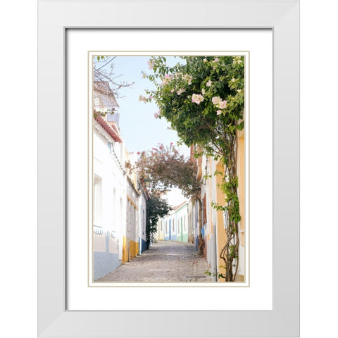 Portuguese Perfection White Modern Wood Framed Art Print with Double Matting by Okula, Carina