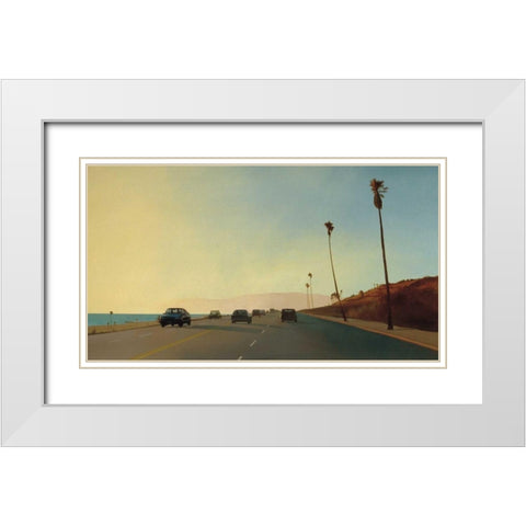 California Road Chronicles - 16 White Modern Wood Framed Art Print with Double Matting by Penezic, Relja
