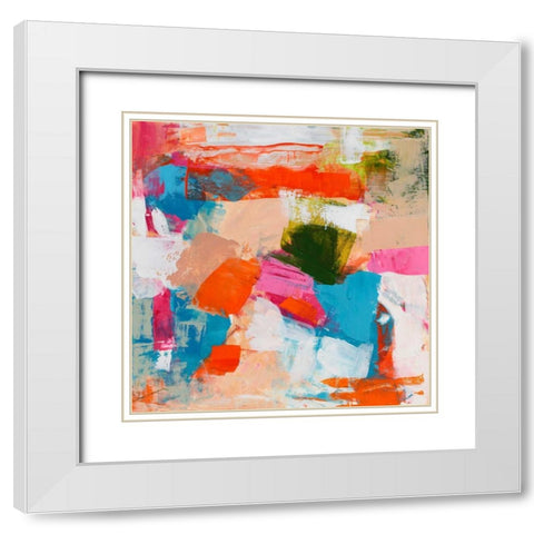 Immersed Sequence II White Modern Wood Framed Art Print with Double Matting by Pristas, Tracy Lynn