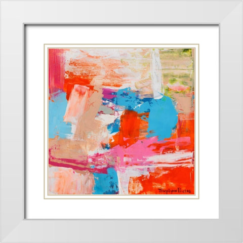 Immersed Sequence III White Modern Wood Framed Art Print with Double Matting by Pristas, Tracy Lynn