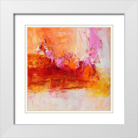 Ethereal Sugar I White Modern Wood Framed Art Print with Double Matting by Pristas, Tracy Lynn