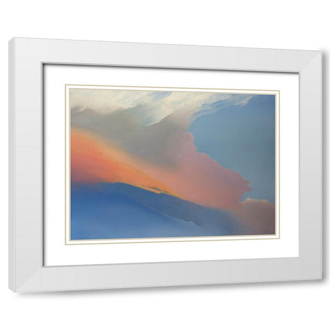 Gulfstream White Modern Wood Framed Art Print with Double Matting by Pannell, Cap