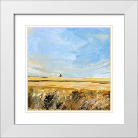 Country Sky White Modern Wood Framed Art Print with Double Matting by Paraskevas, Michael