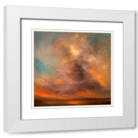 One Moment White Modern Wood Framed Art Print with Double Matting by Parent, Joanne