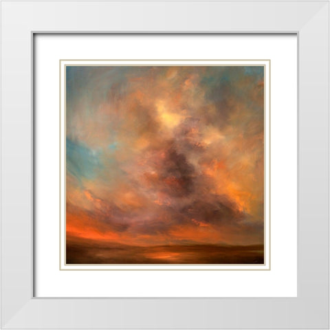 One Moment White Modern Wood Framed Art Print with Double Matting by Parent, Joanne