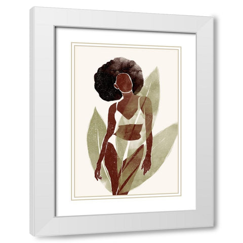 Swimsuit I White Modern Wood Framed Art Print with Double Matting by Pont, Yuyu