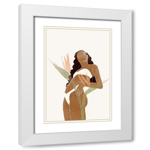 Swimsuit II White Modern Wood Framed Art Print with Double Matting by Pont, Yuyu