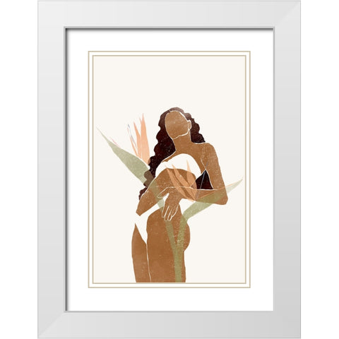 Swimsuit II White Modern Wood Framed Art Print with Double Matting by Pont, Yuyu