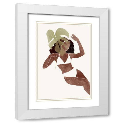 Swimsuit III White Modern Wood Framed Art Print with Double Matting by Pont, Yuyu