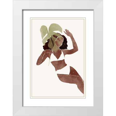 Swimsuit III White Modern Wood Framed Art Print with Double Matting by Pont, Yuyu