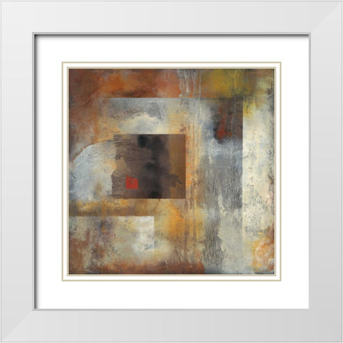 Within White Modern Wood Framed Art Print with Double Matting by Porter, Glenys