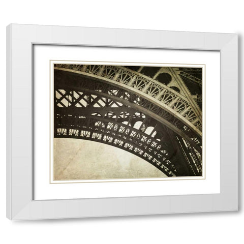 Timeless White Modern Wood Framed Art Print with Double Matting by Price, Melanie Alexandra