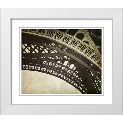 Timeless White Modern Wood Framed Art Print with Double Matting by Price, Melanie Alexandra