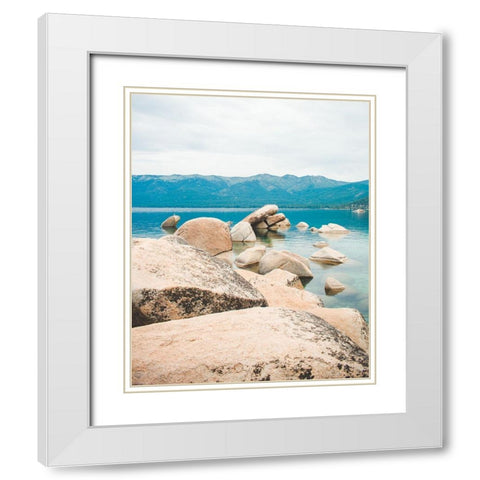 Tahoe Dreams White Modern Wood Framed Art Print with Double Matting by Quintero, Sonja