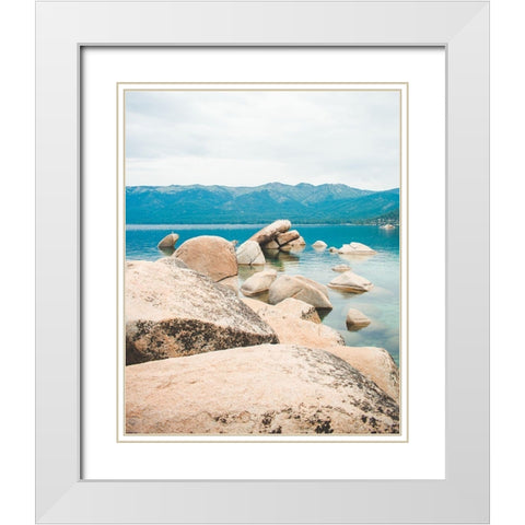 Tahoe Dreams White Modern Wood Framed Art Print with Double Matting by Quintero, Sonja
