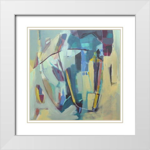 Beyond Personal Truth White Modern Wood Framed Art Print with Double Matting by Rufo, Caroline