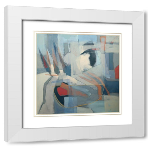 The Next Big Thing White Modern Wood Framed Art Print with Double Matting by Rufo, Caroline