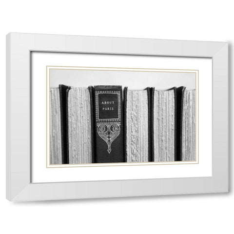 About Paris White Modern Wood Framed Art Print with Double Matting by Ryan, Brooke T.