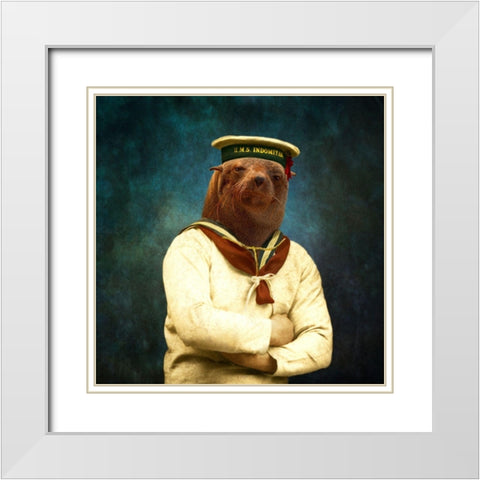 The Bad Boy White Modern Wood Framed Art Print with Double Matting by Roch, Martine