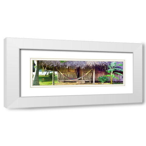 One Fine Backyard White Modern Wood Framed Art Print with Double Matting by Reed, Jack