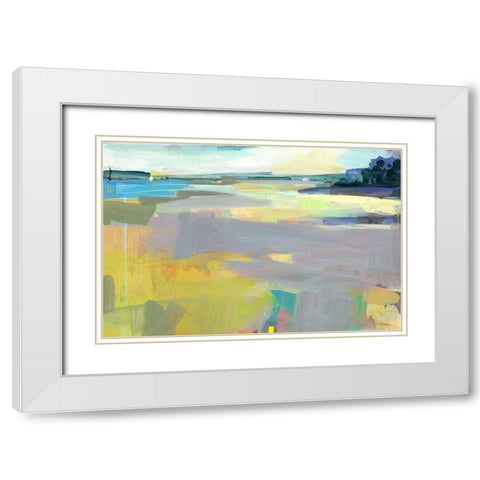 Rachel Carson Reserve White Modern Wood Framed Art Print with Double Matting by Robbins, Kathleen