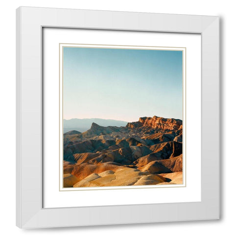 Afternoon in Death Valley White Modern Wood Framed Art Print with Double Matting by Rapson, Sol