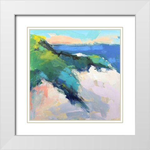 Dune White Modern Wood Framed Art Print with Double Matting by Railsback, Page Pearson