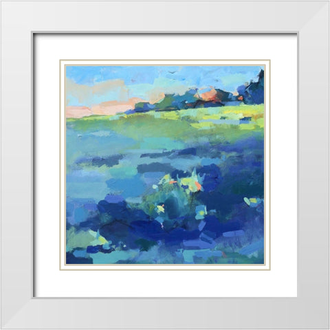 Field White Modern Wood Framed Art Print with Double Matting by Railsback, Page Pearson