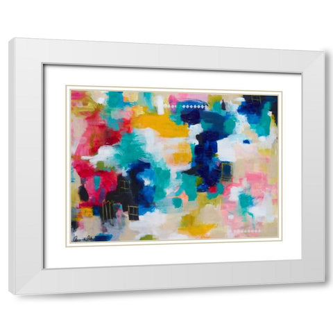 House with a Picket Fence White Modern Wood Framed Art Print with Double Matting by Rahim, Amira